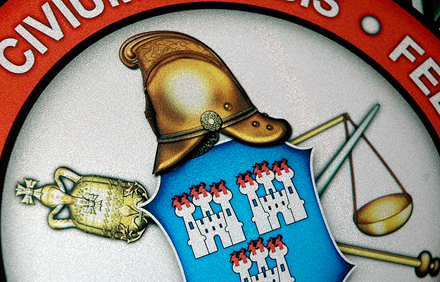 Reflective Fire Brigade Sticker