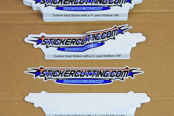 Kiss Cut Vinyl Stickers applied - Glossy Laminate