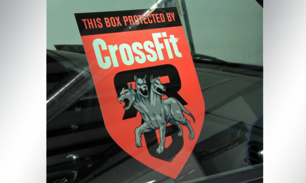 Face Adhesive Crossfit Stickers