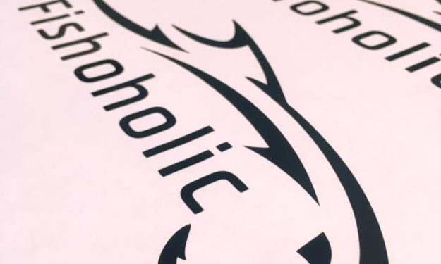 Fishing Die Cut Stickers ready for masking