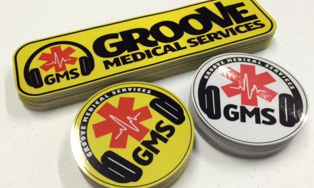 Reflective Medical Stickers Outdoor Ready