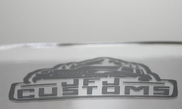 Custom Matte Black Vinyl Die Cut Stickers