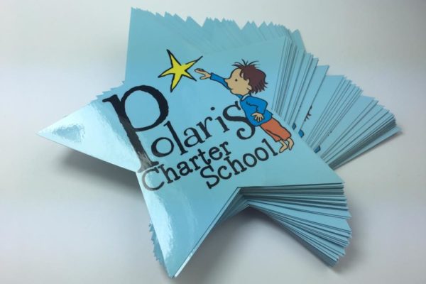 Charter School Contour Cut Stickers - Glossy Laminate