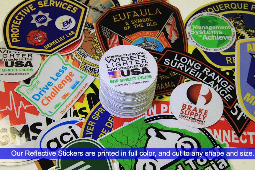 Custom Reflective Stickers | Reflective Vinyl Decals - Stickercutting.com