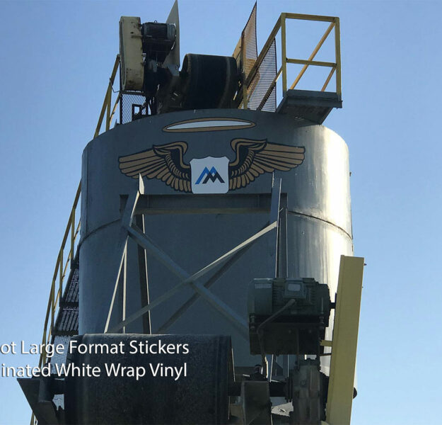 Large Format Silo Stickers