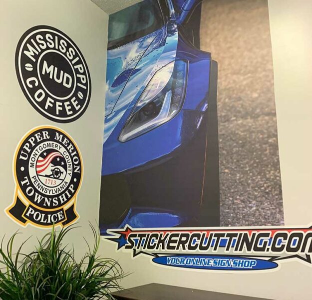Custom Logo and Photographic Wall Stickers