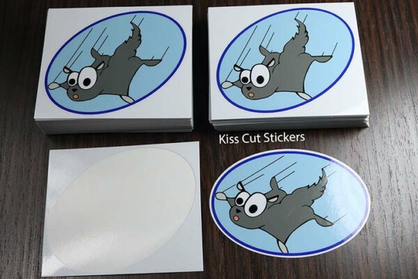 Flying Squirrel Kiss Cut Stickers