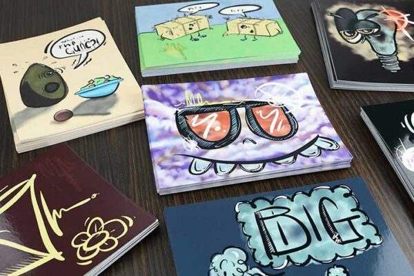 Contour Cut Variety of Full Color Stickers