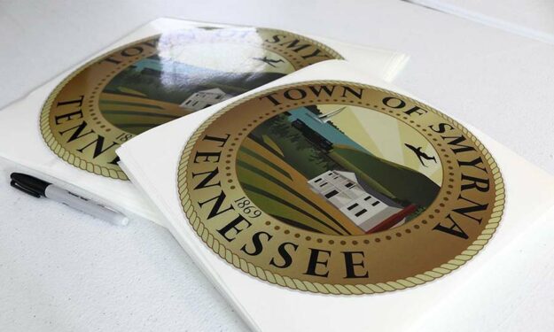 Custom Smyrna Tennessee Outdoor Stickers