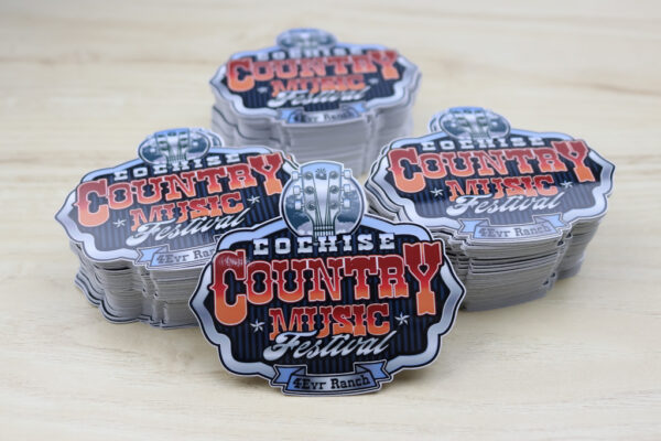 Country Music Festival Custom Stickers