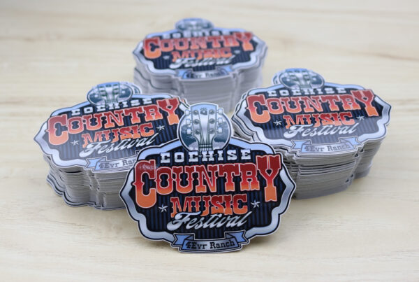 Country Music Festival Custom Stickers