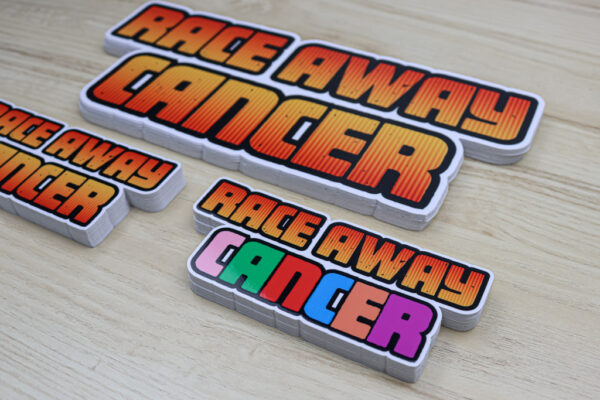 Contour Cut with a slight outside white border