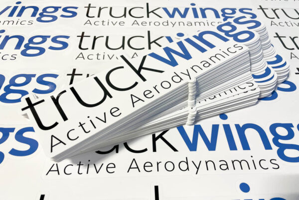 Laminated White Vinyl - Large Format Stickers Made in Bulk - Contour Cut to Shape