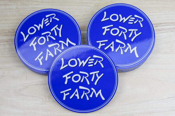 Custom Printed Farm Stickers - Glossy Laminate