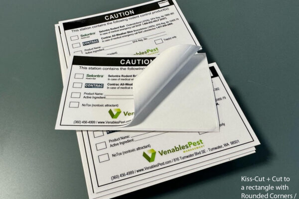 Exterminator Stickers for Plastic Traps Exterminator Stickers for Plastic Bait Traps