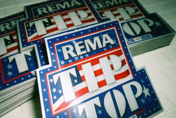 Large Format Reflective Stickers in Full Color