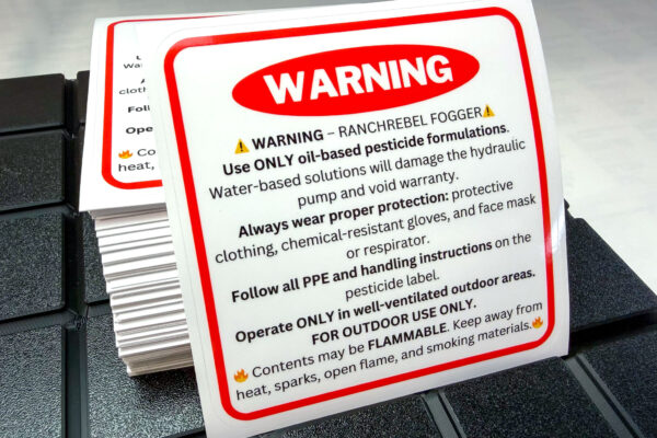 Kiss- Cut Warning Label Stickers Warning Label Stickers